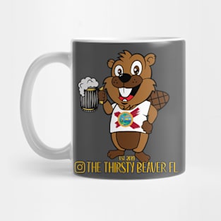 Beaver with mug Mug